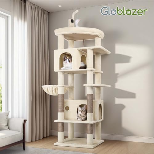 Cat Tree for Large Adult Cats (XL / Beige)