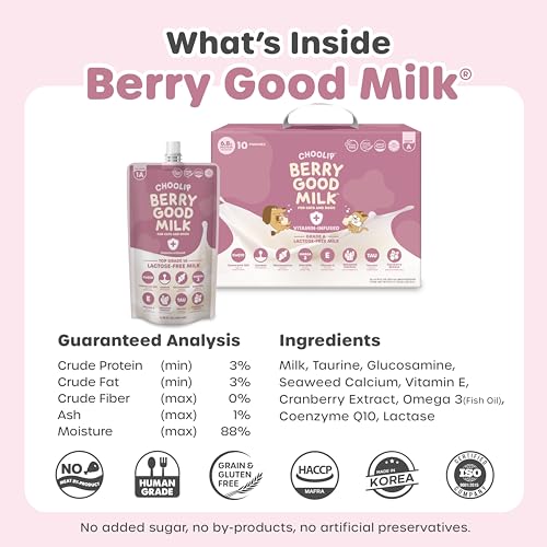 Berry Good Milk for Cats & Dogs (6.76 Fl Oz (Pack of 10))