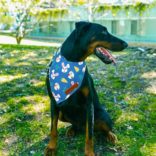 Easter Dog Bandanas 2 Pack (Easter 2 / Large)