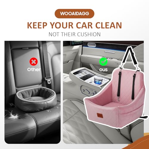 Dog Car Seat for Medium Dogs (Pink)