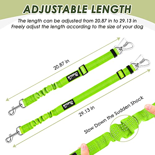 Dog Car Harness Seat Belt (Small / ·Lime Green)