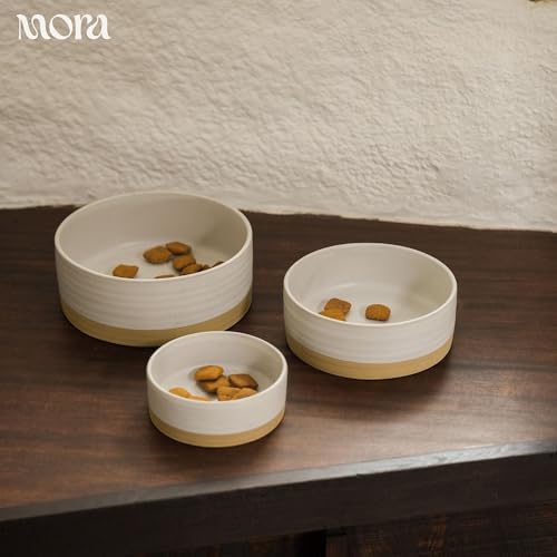 Ceramic Pet Bowl Size Large (Large / Oat)