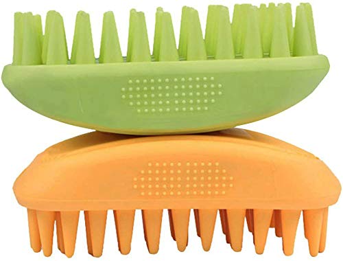 Dog Cat Pet Grooming Brush (Orange)