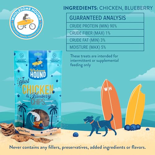 Chicken Blueberry Chips Dog Treats (7–8 Ounce)