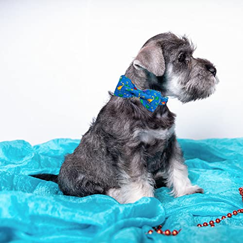 Dog Collar with Bow (Dinosaurs / X-Small (Pack of 1))
