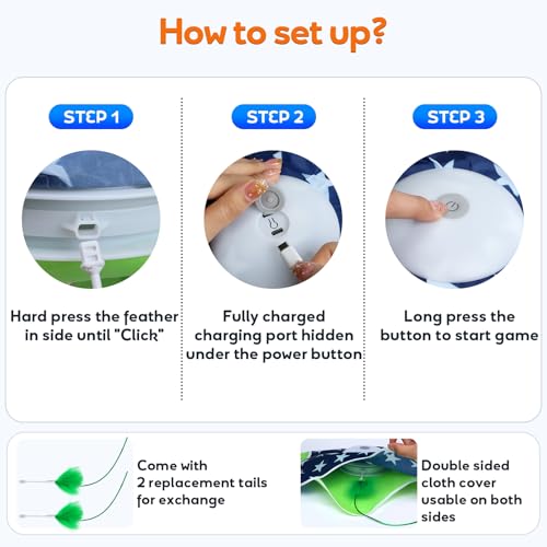 Interactive Cat Toys for Indoor Cats Kittens Mat Toy