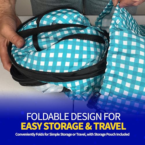 Extra Large Cat Carrier for Travel (Teal)