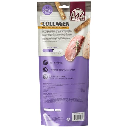 Real Duck Collagen Stick Dog Treat 10" (11 Ounce (Pack of 3))