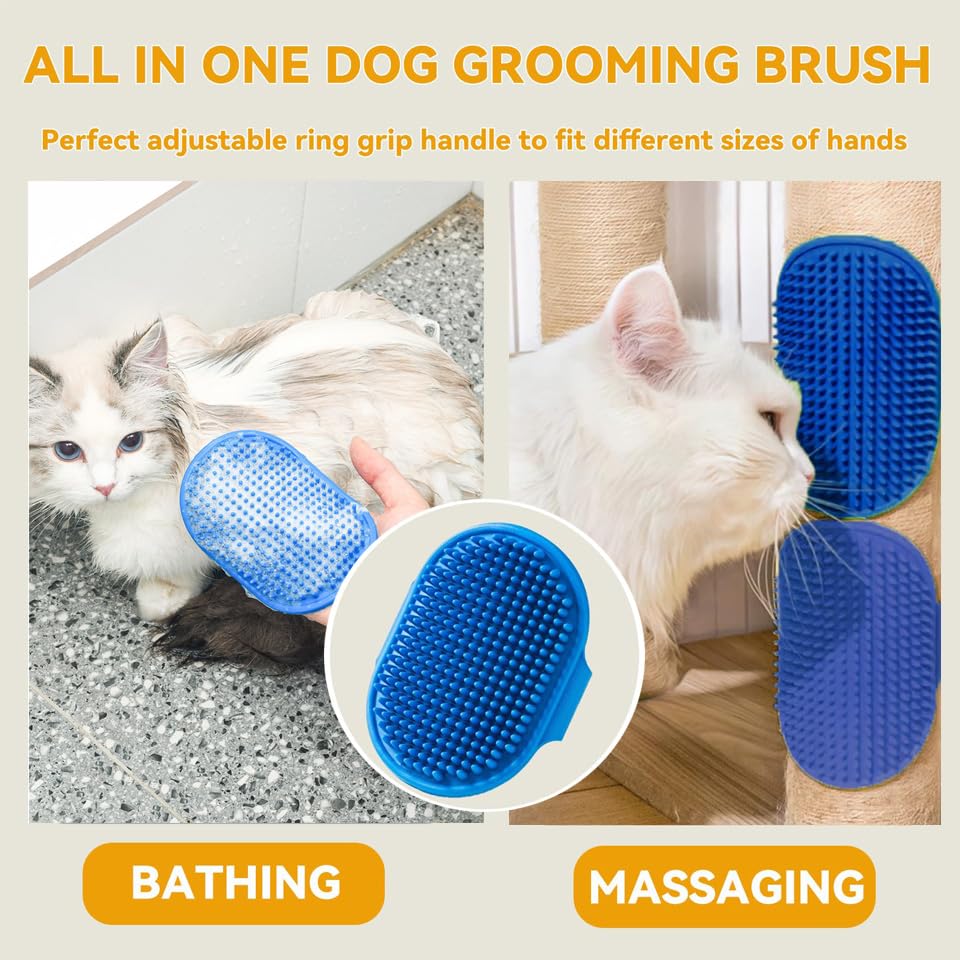 Pet Hair Removal Glove for Cats & Dogs