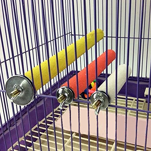 Wood Perch Stand Bird Cage Paw Beak Grinding Stick
