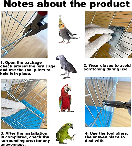 Small Bird Cage (13.5"L x 11.2"W x 22.0"H)