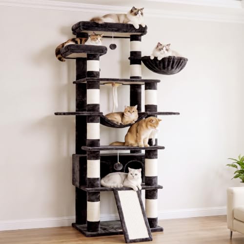 Tall Cat Tree 78 (Smoky Gray / 70 inch)