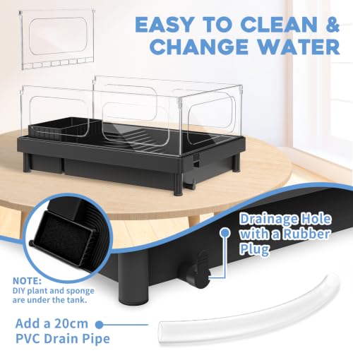 Small Turtle Tank Kit (Black Kit)