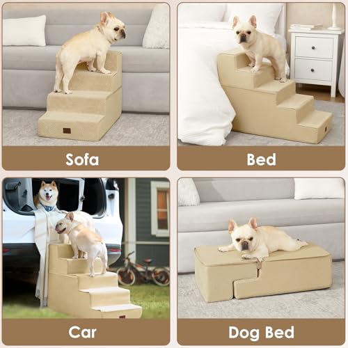 Dog Stairs for Bed 18" H (Graige / Standard 15" x 24" x 18")