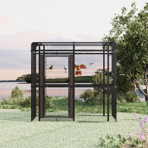 Large Bird Cage Extension Part (33.5“ Extension Black)