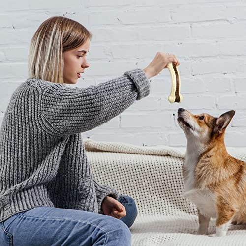 6 Pcs Nylon Dog Bones Toys for Aggressive Chewers (Large)