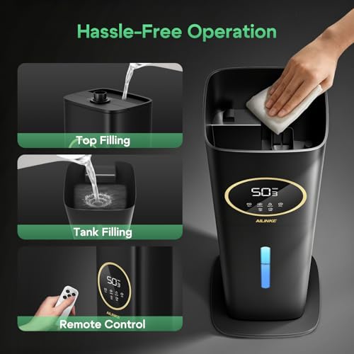 Reptile Fogger Humidifier 8L (Black)