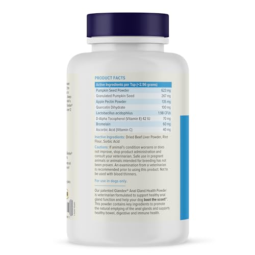 Glandex for Dogs Anal Gland Powder (5.5 oz)