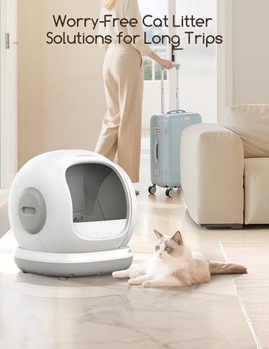 75L Extra Large Automatic Litter Box Self Cleaning
