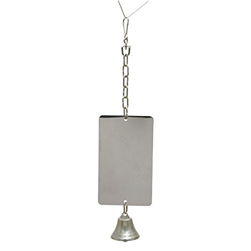 Acrylic Bird Mirror for Small Birds (3.14''W * 4.72''H)