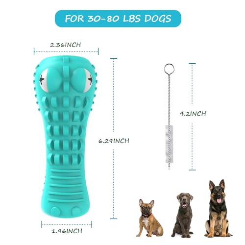 Dog Toys for Aggressive Chewers Large Medium Breed Indestructible Chew Toys (Blue)
