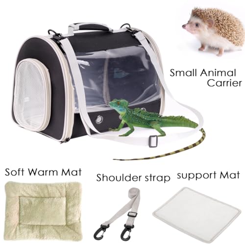 Bearded Dragon Travel Carrier Backpack (Black)