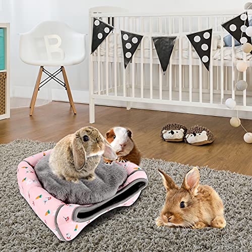 Guinea Pig Bed Large Hide (Carrot Pattern)