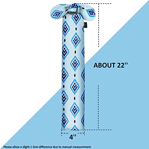 Stretchy Tail Bag Breathable Horse Tail Guard Slip on Design Protect Horse Tail 2 Strand Closure Straps Keep Tail Clean & Protected 22" L Length Makes Grooming Easy (Nature Aztec)
