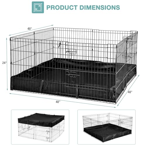 Rabbit Playpen (Black)