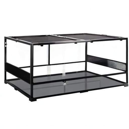 REPTIZOO Large Reptile Terrarium (48" x 24" x 24" (Mesh Panel))