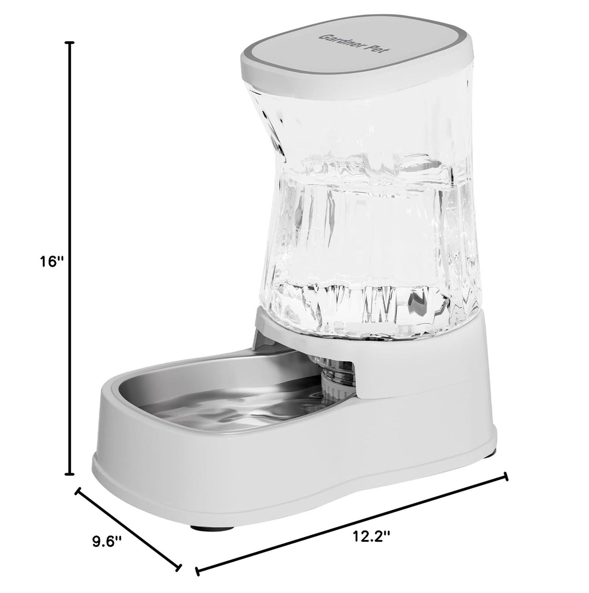 Automatic Dog Water Dispenser (White / 2.1 Gallon)