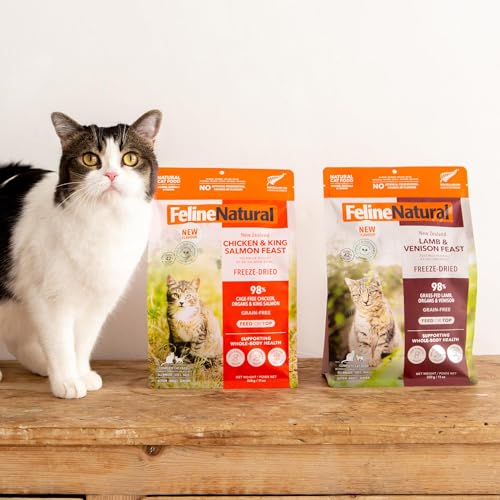 High Protein Freeze Dried Dry Cat Food with 98% Meat (11 Ounce (Pack of 1))