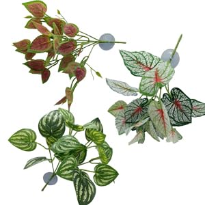 2pcs Reptile Plants for Bearded Draded Tank Accessories (Group B2)