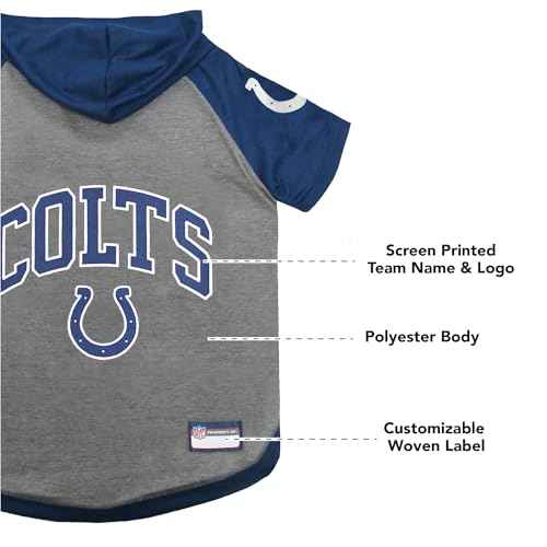 Indianapolis Colts Hoodie Tee Shirt (X-Small / Indianapolis Colts)