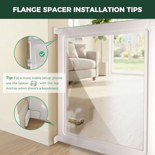 AuraSpace Acrylic Dog Playpen with Fence (White / 30"H)