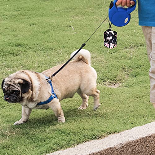 Dog Poop Bag Holder Dispenser 2 Pack (Deep Gray)