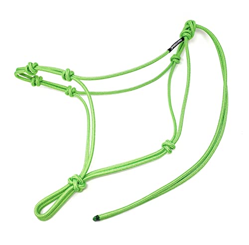 Horse Rope Training Halter (Neon Green / Draft)
