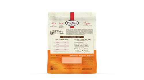 Primal Freeze Dried Raw Dog Food Nuggets (30 Ounce (Pack of 1))