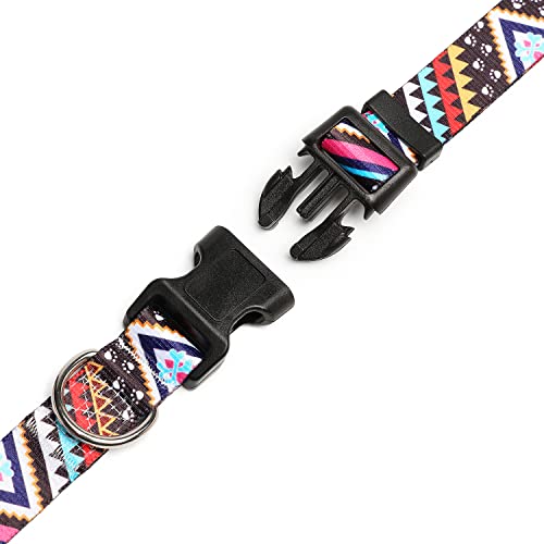 Adjustable Dog Collar (Large / Ethnic Pink)