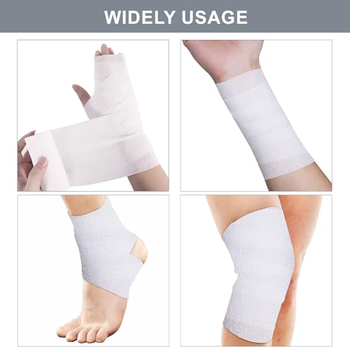 24 Pack Self Adhesive Bandage Wrap (White / 4 Inch)