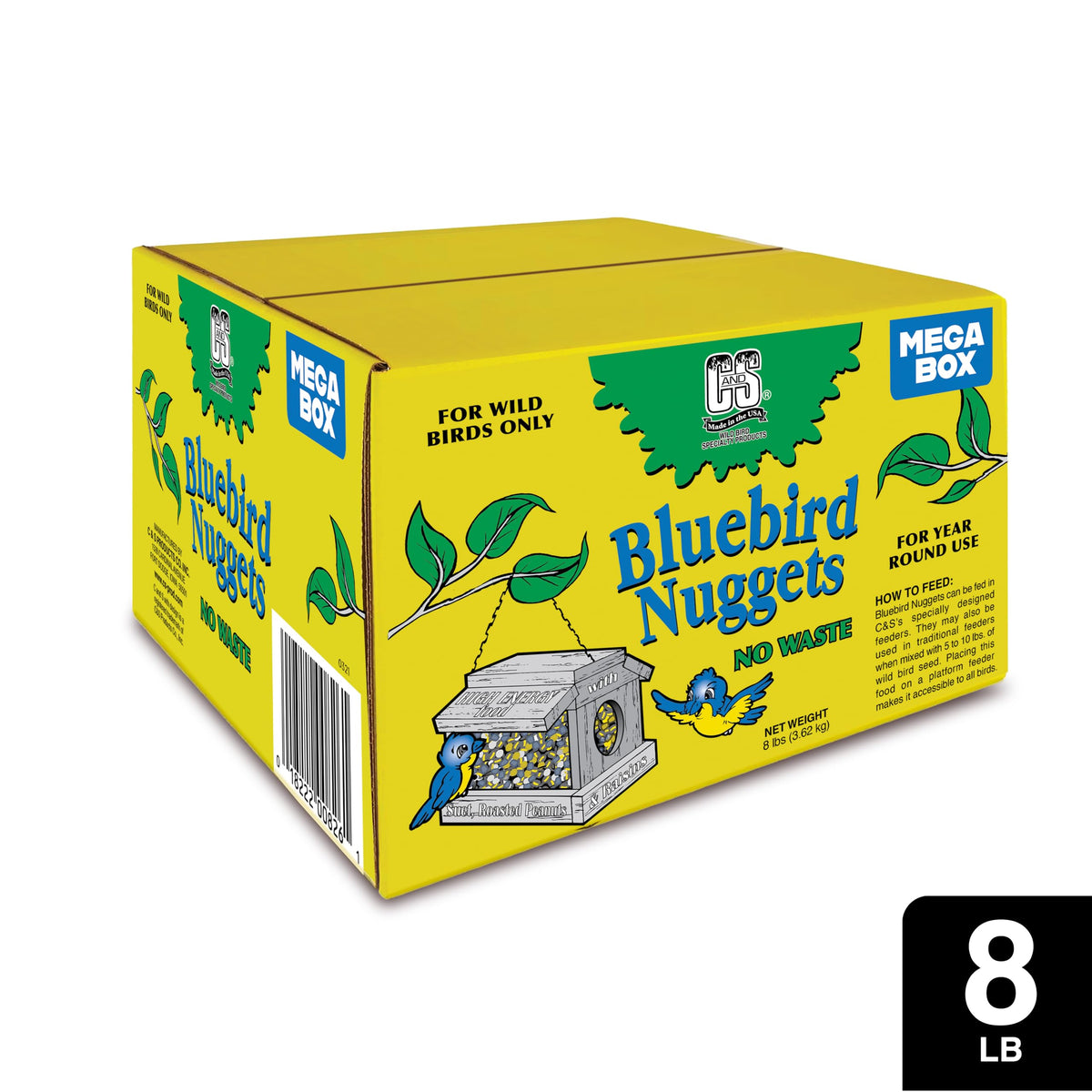 Bluebird Suet Nuggets (8 Pound (Pack of 1))