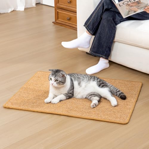 Cat Scratching Pad (1 Pack-L (31.5'' X 23.6") / Brown)