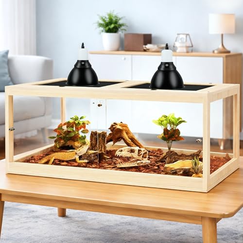 82 Gallon Bearded Dragon Tank (Oak / 82 Gallon (48x19.5x19.5 Inch))