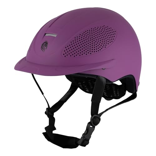 Skylar Horse Riding Helmet Equestrian Women (Purple / X-Small-Small)