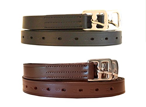 SIE 46” 48” 54” 60” English Stirrup Leathers Kids (Brown / 48")