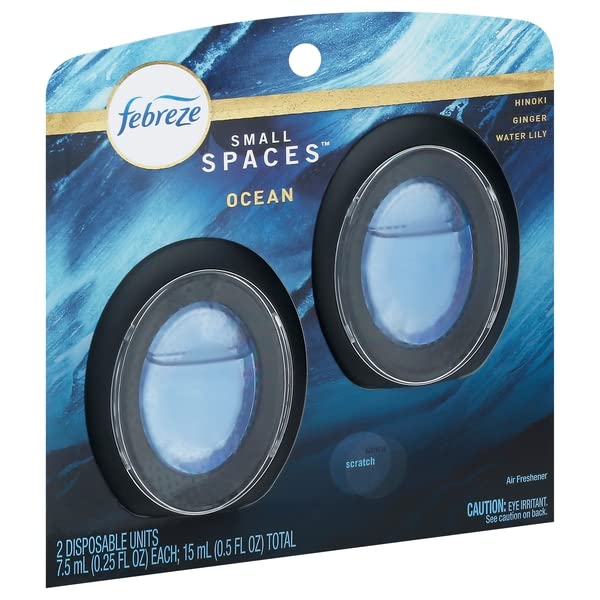 Odor Eliminator Small Spaces Air Freshener Ocean (0.25 Fl Oz (Pack of 2))