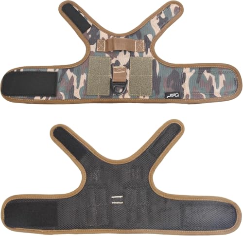 Cat Harness and Leash Set Escape Proof (Jungle Camo / L 8-12 lbs)