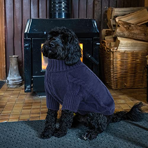 Small Dog Pullover Sweater for Medium Dogs Boy (Medium / Dark Navy)