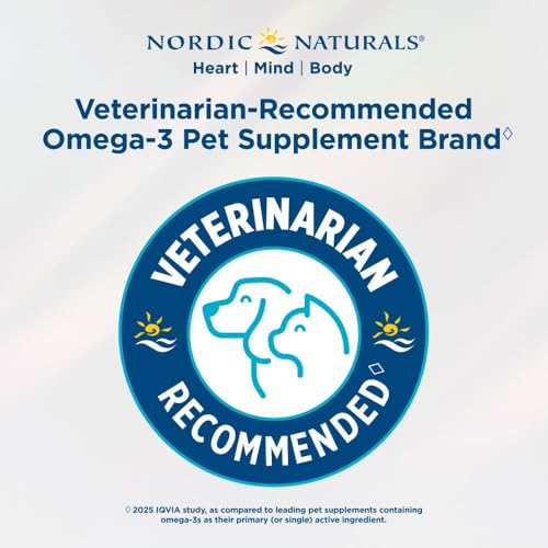 Omega 3 Fish Oil for Dogs with EPA + DHA (120 Count (Pack of 1))