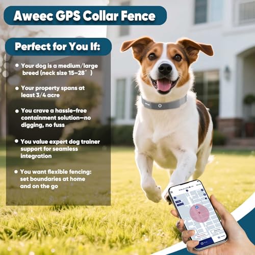 GPS Wireless Dog Fence (Grey)